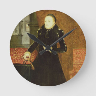 Portrait of a Lady, thought to be Katherine, Duche Round Clock