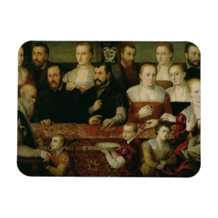 Portrait of a Large Family Magnet