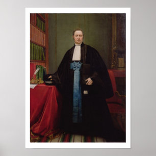 Portrait of a Lawyer in his Library, 1852 (oil on Poster