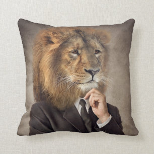 Portrait of A Lion Cushion
