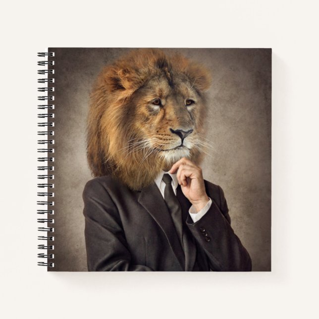 Portrait of A Lion Notebook (Front)