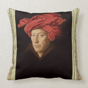 Portrait of a Man, 1433 (oil on oak) (see also 422 Cushion