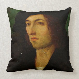 Portrait of a Man, 1506 (oil on panel) Cushion