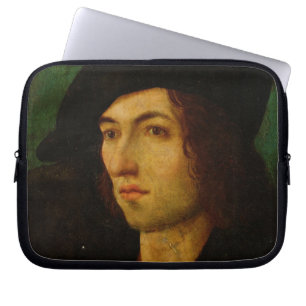 Portrait of a Man, 1506 (oil on panel) Laptop Sleeve