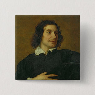 Portrait of a Man 2 15 Cm Square Badge