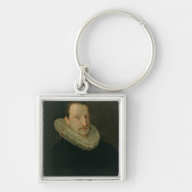 Portrait of a Man 2 Key Ring (Front)