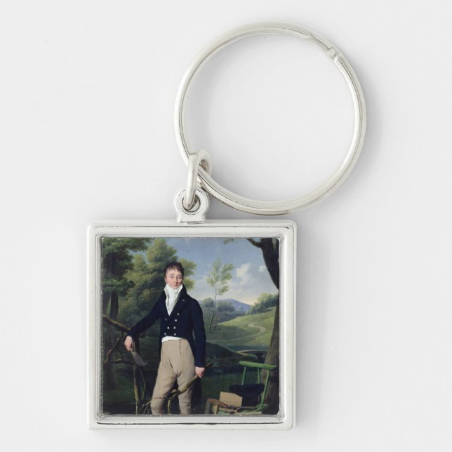 Portrait of a Man 3 Key Ring (Front)