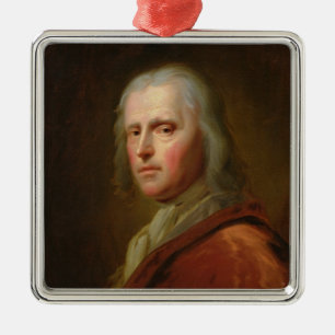 Portrait of a Man 3 Metal Ornament