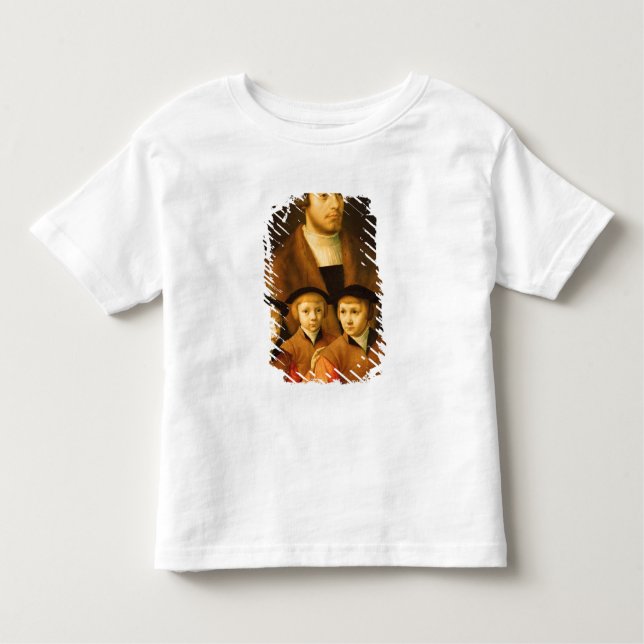 Portrait of a Man and His Three Sons Toddler T-Shirt (Front)