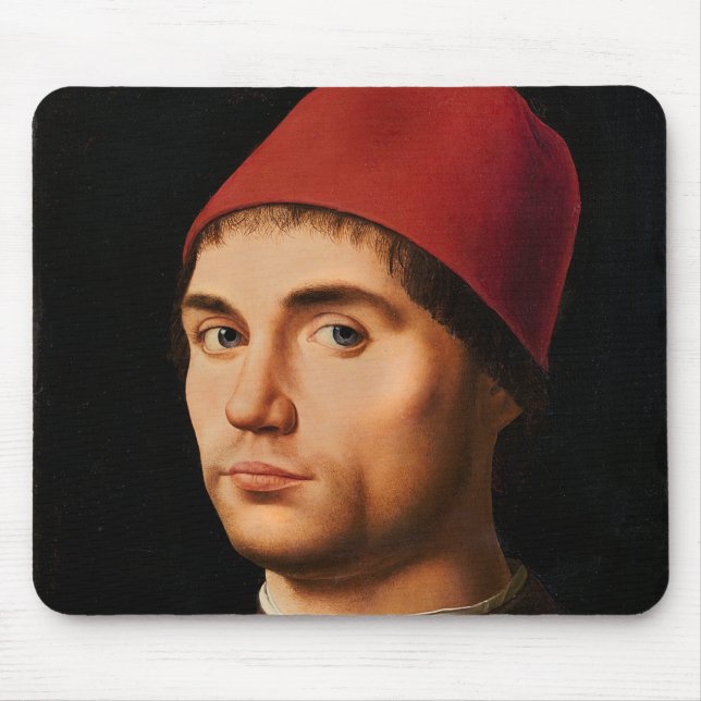 Portrait of a Man, c.1475 Mouse Pad (Front)