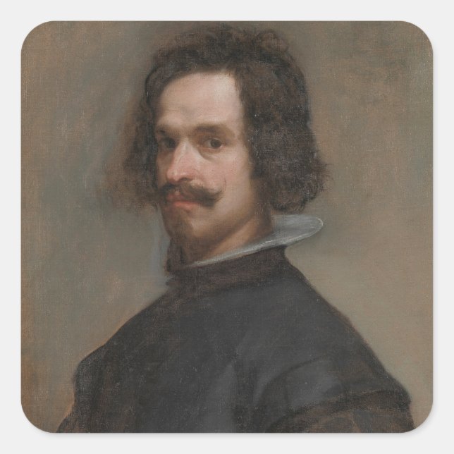 Portrait of a Man | c.1630-35 Square Sticker (Front)