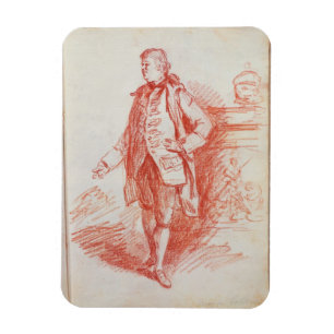 Portrait of a Man, called Edward Gibbon (1737-94) Magnet