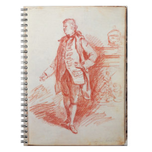 Portrait of a Man, called Edward Gibbon (1737-94) Notebook