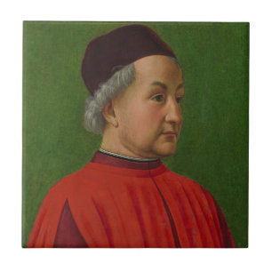 Portrait of a Man Ceramic Tile