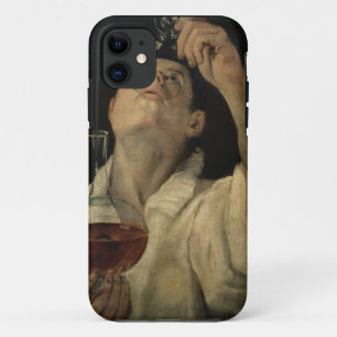 Portrait of a Man Drinking, c.1581-4 (oil on canva iPhone 11 Case