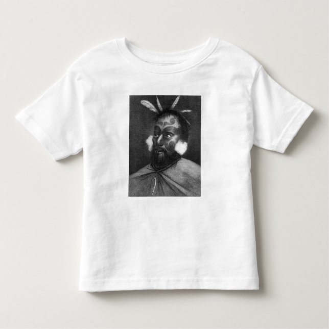 Portrait of a Man of New Zealand Toddler T-Shirt (Front)