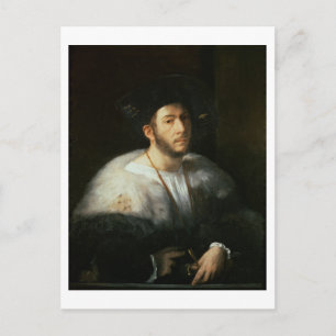 Portrait of a man, possibly Cesare Borgia (1476-15 Postcard