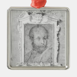 Portrait of a man presumed to be Veronese Metal Tree Decoration