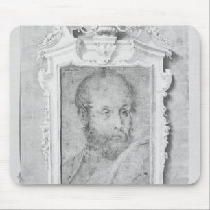 Portrait of a man presumed to be Veronese Mouse Pad