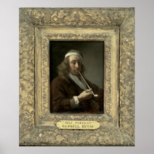 Portrait of a man, said to be the artist poster
