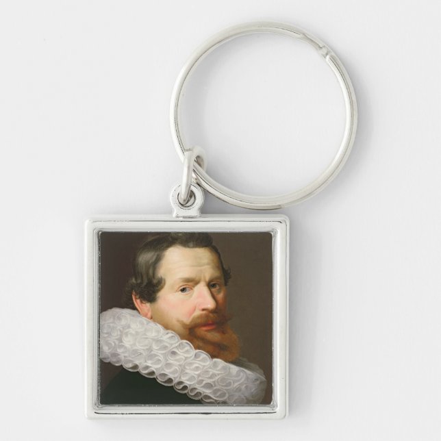 Portrait of a Man Wearing a Ruff Key Ring (Front)