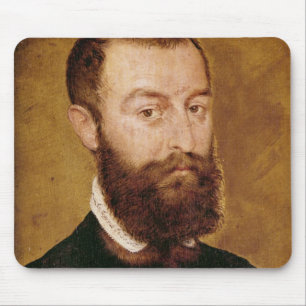 Portrait of a Man with a Beard Mouse Pad