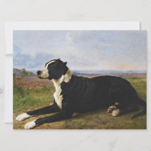 Portrait of a Mastiff Labrador Dog (Rosa Bonheur) Card