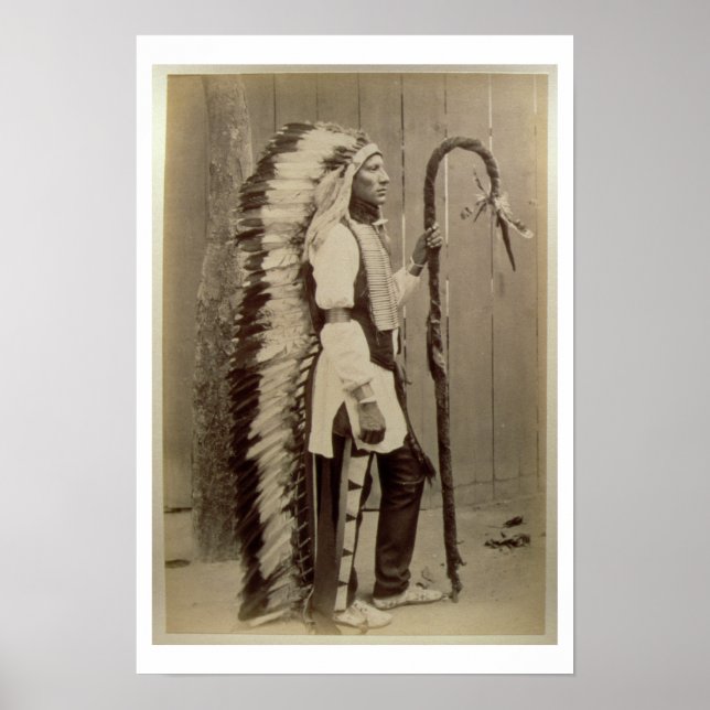 Portrait of a Native American from 'Buffalo Bill's Poster (Front)