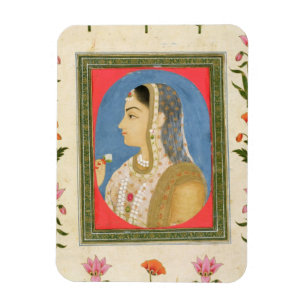 Portrait of a noble lady, from the Small Clive Alb Magnet