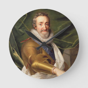 Portrait of a Nobleman in Armour Round Clock