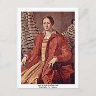 Portrait Of A Noblewoman By Bronzino Angelo Postcard