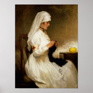 Portrait of a Nurse from the Red Cross Poster