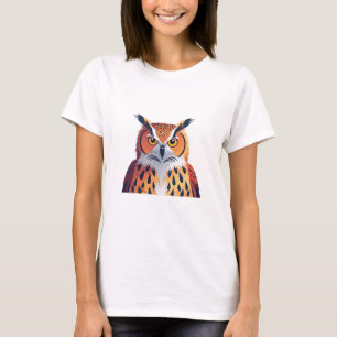 Portrait of a owl with big eyes T-Shirt