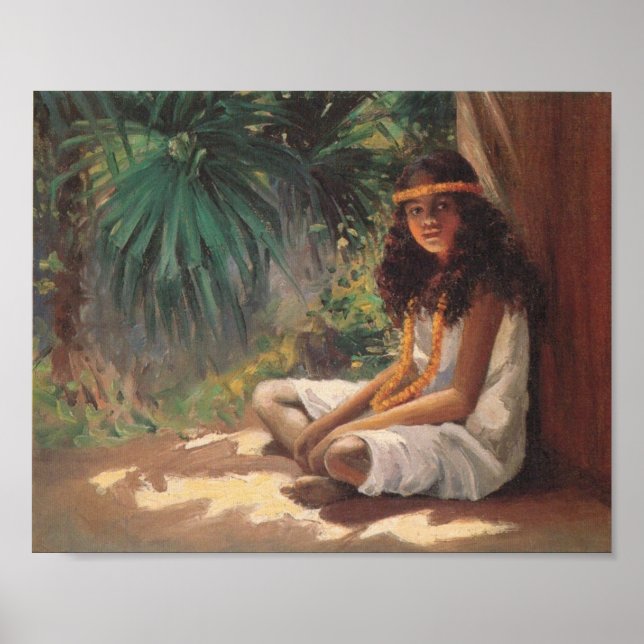 Portrait of a Polynesian Girl - Helen T. Dranga Poster (Front)