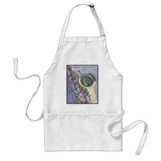 Portrait of a Sax Standard Apron