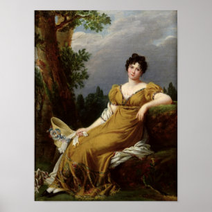 Portrait of a Seated Woman Poster