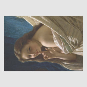 Portrait of a Sensual Young Woman Tissue Paper