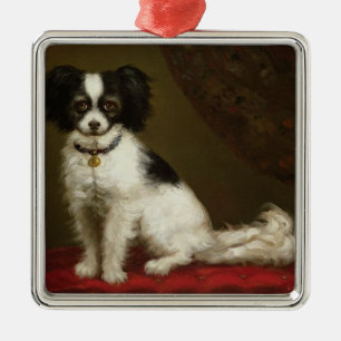 Portrait of a Spaniel Metal Tree Decoration
