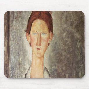 Portrait of a Student, c.1918-19 Mouse Pad
