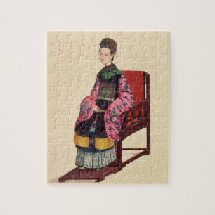 Portrait of a Tartar Woman (w/c) Jigsaw Puzzle
