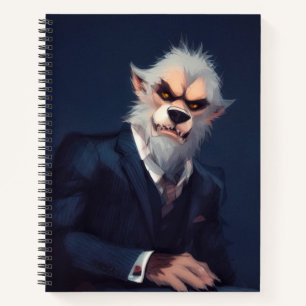 Portrait of a Werewolf in a Suit Notebook