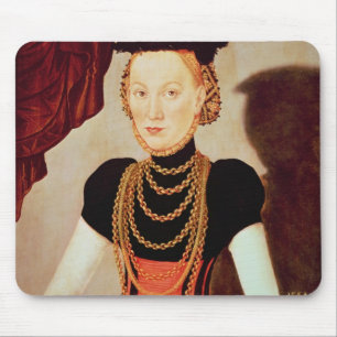 Portrait of a woman, 1564 mouse pad
