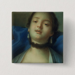 Portrait of a Woman 15 Cm Square Badge