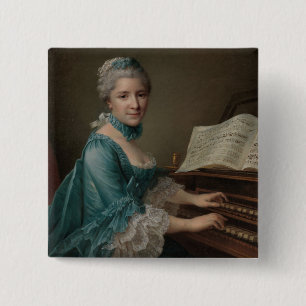 Portrait of a Woman 15 Cm Square Badge