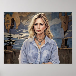 Portrait of a Woman 1 ART Poster