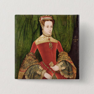 Portrait of a Woman, aged 16, previously identifie 15 Cm Square Badge