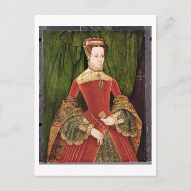 Portrait of a Woman, aged 16, previously identifie Postcard (Front)