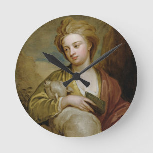 Portrait of a Woman as St. Agnes, traditionally id Round Clock