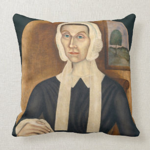 Portrait of a Woman, c. 1845 (oil on canvas) Cushion