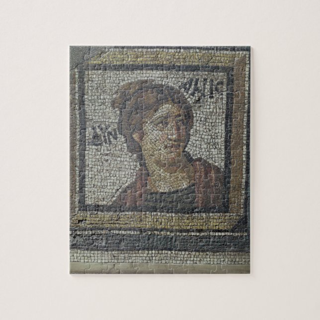 Portrait of a woman, detail of a mosaic pavement d jigsaw puzzle (Vertical)